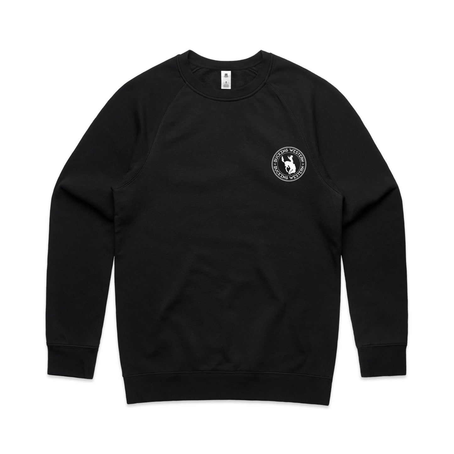 Chute Crew Neck Jumper - Black