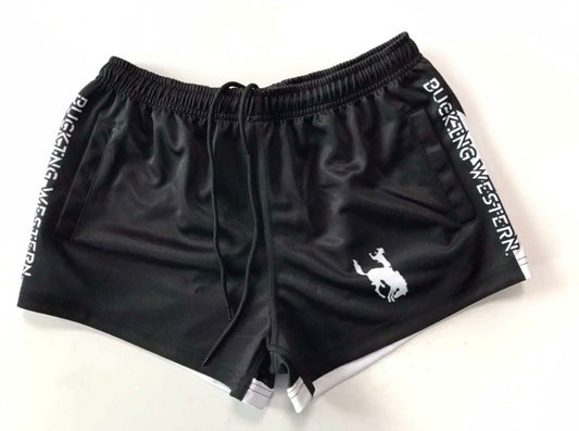 Rugby Shorts - Black & White