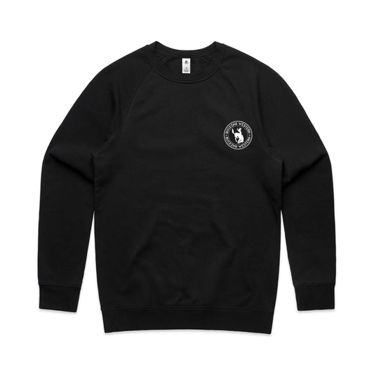 Chute Crew Neck Jumper - Black