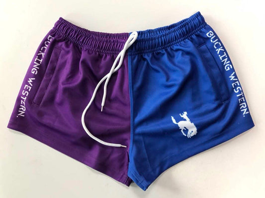 Rugby Shorts - Blue & Purple