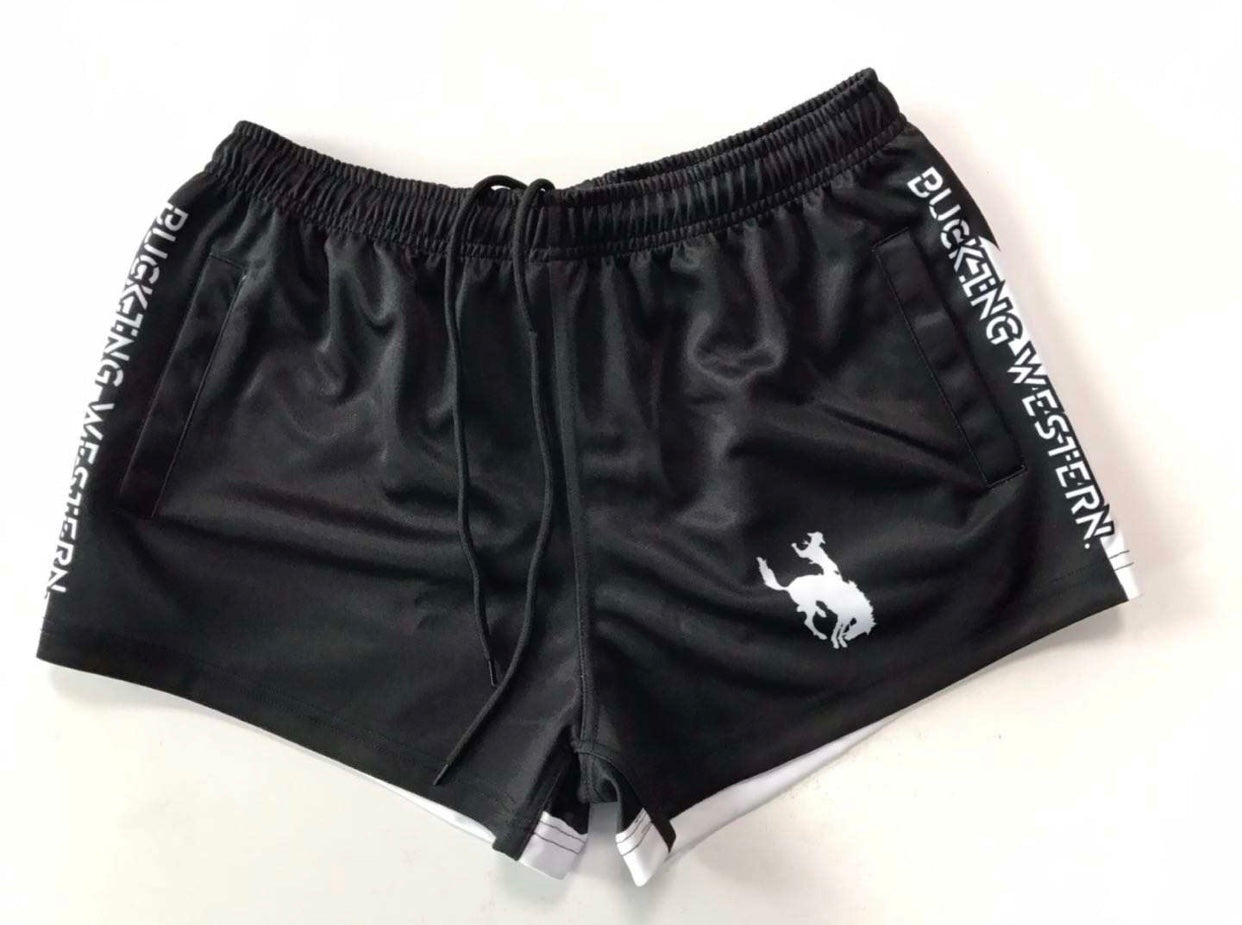 Rugby Shorts - Black & White